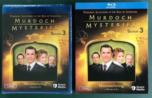 Murdoch Mysteries, Season 3 (3 Blu-rays + Slipcover) MINT, SEALED, Ohio seller - Picture 1 of 4