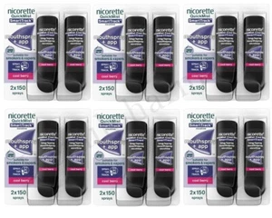 Nicorette QuickMist SmartTrack Coolberry Spray Bocca 2*150 Confezione6 Scadenza 2027 - Foto 1 di 2