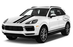 Car Hood Side Skirt Sticker For Porsche Cayenne Graphics Racing Sport Decal Kit - Picture 1 of 6