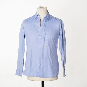 DSQUARED2 Dress Shirt Blue Cotton Italy Made 36/14 - Picture 1 of 4