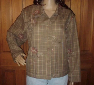 BON WORTH JACKET WOMEN'S SIZE LARGE PETITE - Picture 1 of 4
