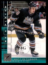 2001-02 BAP Memorabilia Vancouver The Big One #245 Matt Pettinger /10
