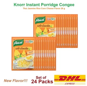 24 Packungen Knorr Instant Porridge Congee Mais Käse Geschmack Thai Jasmin Reis - Bild 1 von 3