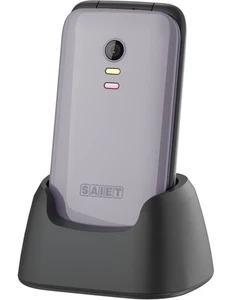 Telefon Handy SAIET SCUDOTRE Schild 3 2,4 " Kippen Active Sos Grau - Bild 1 von 11