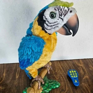 Hasbro FurReal Friends Squakers McCaw interaktiver Papagei Spielzeugständer Fernbedienung FUNKTIONIERT - Bild 1 von 10