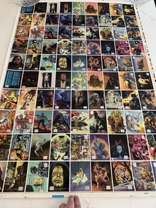 Star Wars Galaxy Rare Uncut Sheet Of Vintage 1994 TOPPS Trading Cards 27” x 40” - Picture 1 of 24
