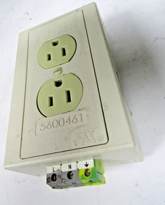 ✌️NEW PHOENIX CONTACT 5600461 DIN- RAIL MOUNTED 120VAC DUAL POWER OUTLET - Picture 1 of 3