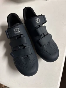 BONTRAGER STARVOS STRASSENSCHUH HERREN RADSPORT Bike Schwarz Grau US Größe 8 EU 41 W Clips - Bild 1 von 13