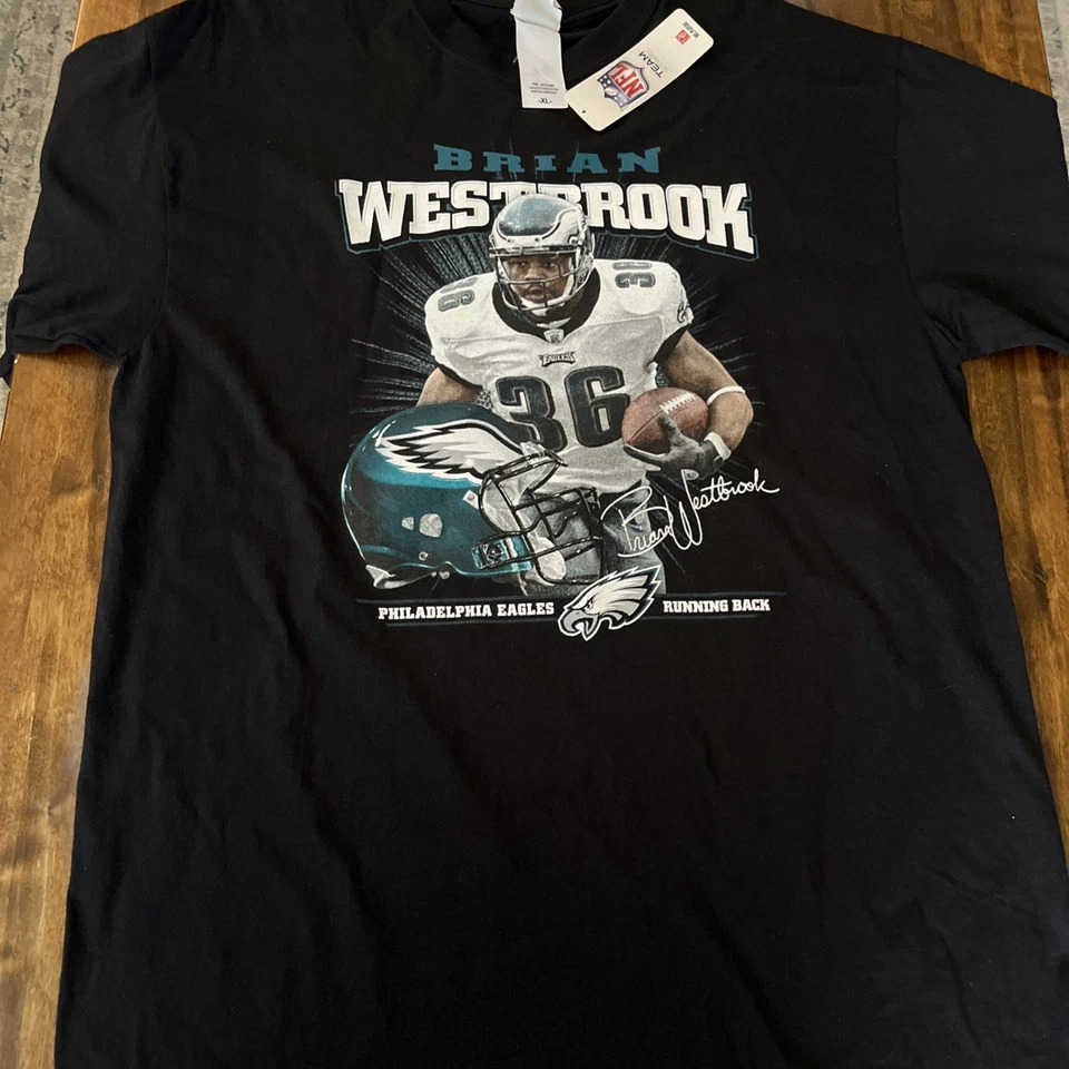 CAMISETA VINTAGE EAGLES BRIAN WESTBROOK NFL HOMBRE GRANDE NUEVA ETIQUETA STOCK ANTIGUO🔥🦅 Foto 1 de 4