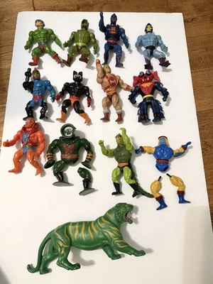 Figuras de acción de He-Man de colección de los años 80 Masters of the Universe MOTU figuras de hombre bestia Foto 1 de 4