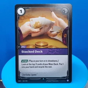 Stacked Deck 183/298 - Riftbound TCG League of Legends Origins Regular - Picture 1 of 3