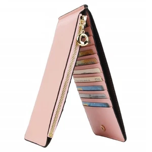 Women's RFID Blocking Genuine Leather Wallets Cell Pocket Card Holder Organiz... - Picture 1 of 6