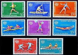👉 ROMANIA 1988 OLYMPICS in SEOUL KOREA MNH ROWING - Imagen 1 de 1