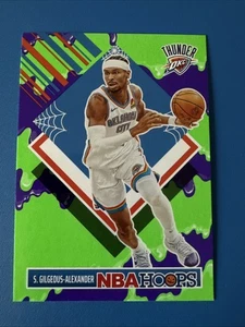 2024-25 Panini Haunted Hoops Shai Gilgeous-Alexander TRIBUTE SLIME GREEN # 287 - Picture 1 of 2