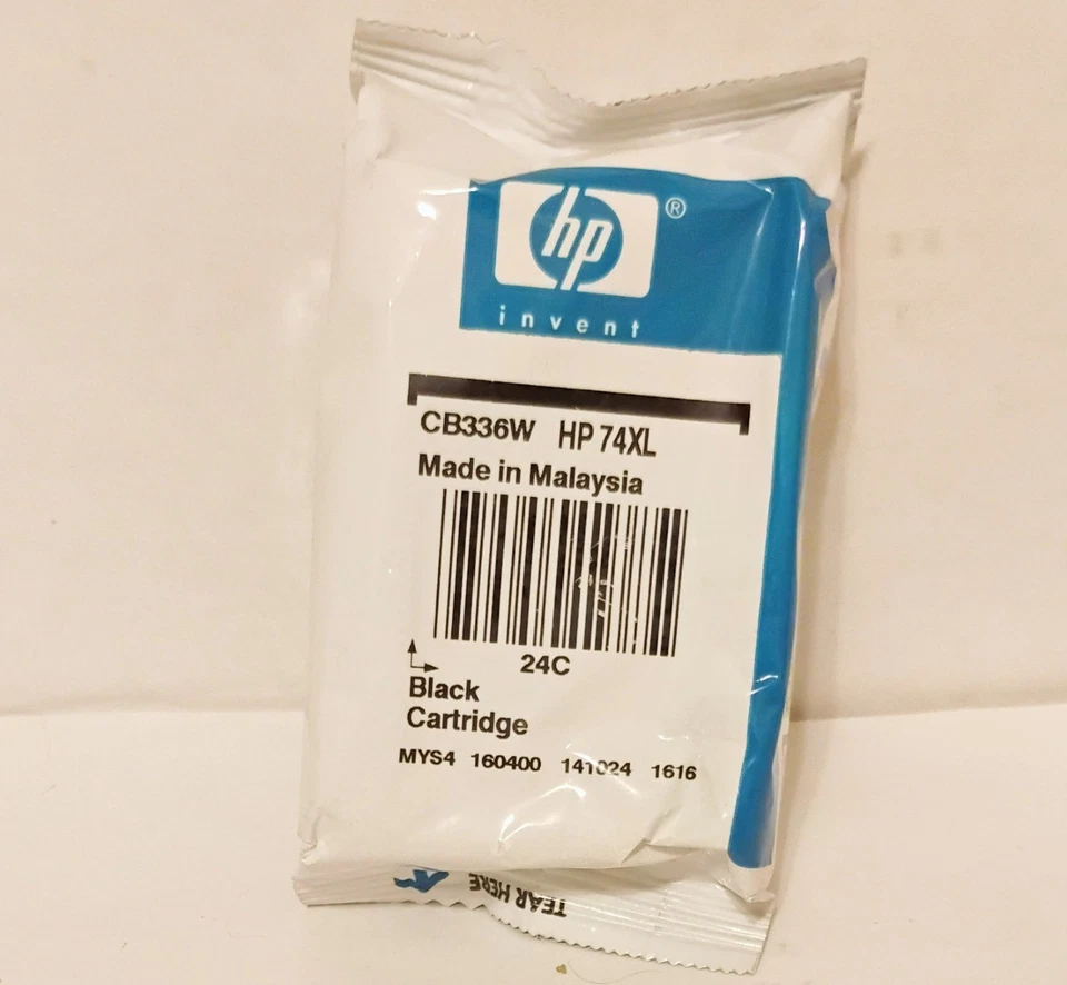 HP 74xl CB336W Genuine Black Ink Cartridge - Изображение 1 из 1