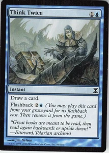 Think Twice Time Spiral #86 Common MTG Instant LP English - Picture 1 of 2