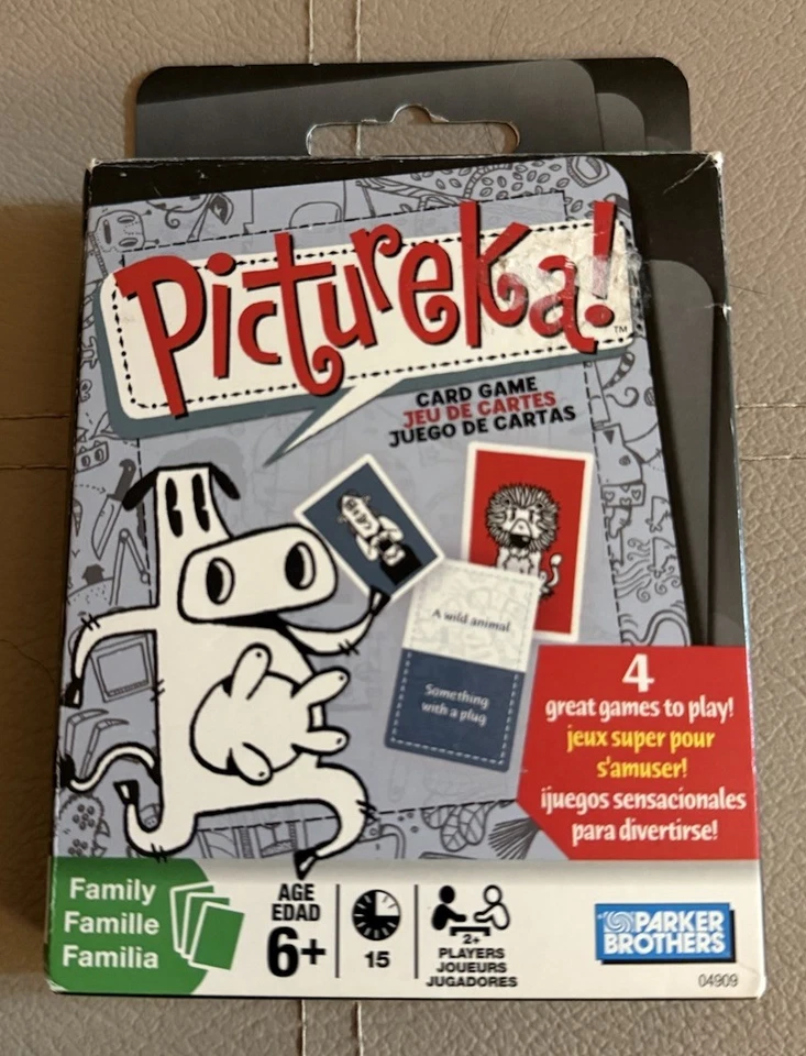 Pictureka! Card Game Parker Brothers Box Open / Cards Sealed / NEVER PLAYED - Image 1 of 3