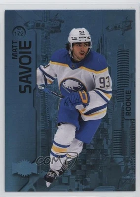 2023-24 Skybox Metal Universe Rookies Blue Spectrum FX Matthew Savoie Rookie RC - Image 1 of 2