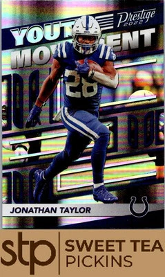 2022 Panini Prestige #YM-18 Jonathan Taylor Youth Movement - Image 1 of 2
