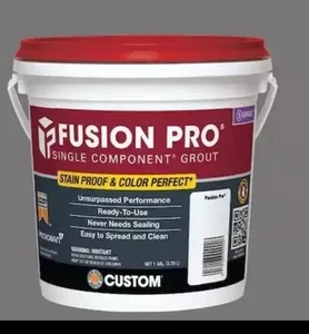 Fusion Pro #19 Pewter 1 gal. Single Component Stain Proof Grout - Picture 1 of 1