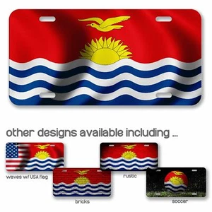 Placa de licencia de aluminio de alta calidad - bandera de Kiribati (Kiribatian) - muchas opciones - Imagen 1 de 10