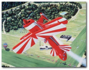 Flyin' Is The Pitts von Sam Lyons - Luftfahrt Kunstdruck - L/E von 350 - Bild 1 von 1