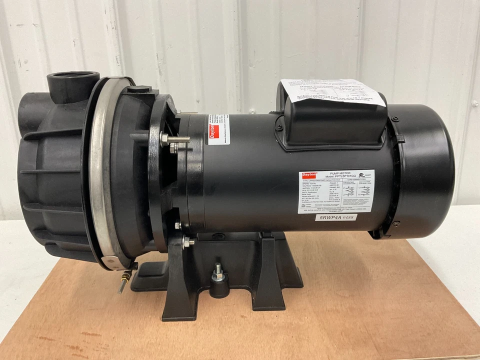 DAYTON 5RWP4 Pump 1 HP 1Ph 120/208 to 240VAC 5RWP4