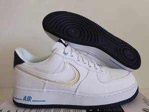 NIKE AIR FORCE 1 PREMIUM "EVO MOMENT #37" WHITE-FOSSIL-BLUE SZ 11 [DB3541-100] - Picture 1 of 6