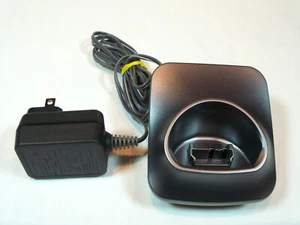 PANASONIC PNLC1017/YA CRADLE & PHONE CHARGER W/ POWER ADAPTOR PNLV226 - Gunmetal - Picture 1 of 4