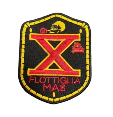Patch Con Strip X Mas Flottiglia Decima MAS Generale Marina Militare Italiana