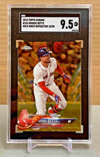 2018 Topps Chrome MOOKIE BETTS Gold Wave Refractor /50 SGC 9.5