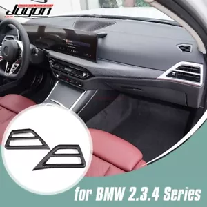 Panel de cubierta de salida de ventilación de aire para tablero de instrumentos de carbono mate BMW i4 i3 G22 G42 G20 2025-UP - Imagen 1 de 14