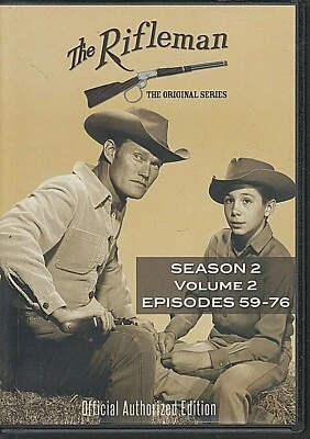 The Rifleman: Season 2 Volume 2 (Episdoes 59 - 76) (DVD, 1960 набор из 3 дисков [R1] - Изображение 1 из 2