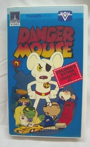 VINTAGE 1982 DANGER MOUSE Cassette #1 VHS VIDEO British Original Cartoon 1980's - Picture 1 of 4