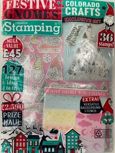 Creative Stamping Magazine-Festive Gnomes-Stamp Set - Picture 1 of 1