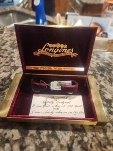 Vintage Longines Watch Presentation Display Case Box Manual, Gaurantee, Note - Picture 1 of 10