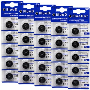25 pcs CR1632 CR 1632 3V Lithium Coin Cell Button Battery Batteries ~USA SHIPPER - Picture 1 of 1