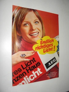 Vintage AEG Room Light Brochure (70s) - Picture 1 of 1