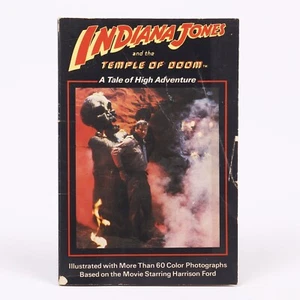 Indiana Jones Tempel des Untergangs von Les Martin Taschenbuch 1. 1984 zufälliges Haus - Bild 1 von 11