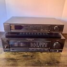 Sony Ta Ax295 Integrated Stereo Amplifier Equalizer 105 Wpc And Sony St Jx295 Amfm