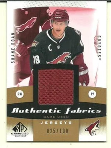2010-11 SP Game Used Authentic Fabrics Gold #AFSD Shane Doan /100 - Picture 1 of 1