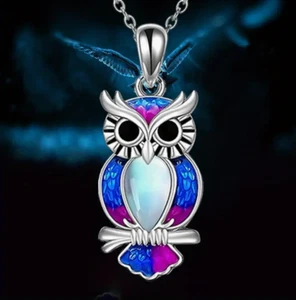 Necklace Pendant - Chic Owl Pendant Necklace - Picture 1 of 3