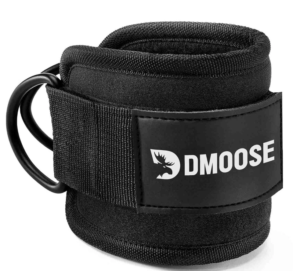 DMOOSE FITNESS DMoose Ankle Strap for Cable Machines Black