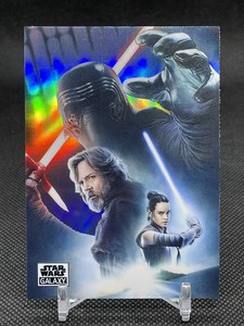 2021 Star Wars Galaxy Chrome REFRACTOR Card #96 LIGHT RISES TO MEET DARK