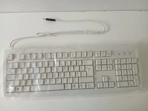 Vintage Chicony KU-2971 USB Keyboard White Microsoft Windows XP New In Box Retro - Bild 1 von 14