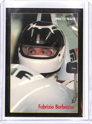 1991 ProTrac's Formula One #43 Fabrizio Barbazza AGS Racing Card NM-MT  ID:19182 - Image 1 of 2