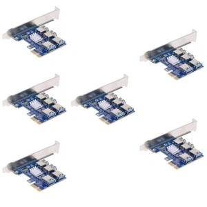 6 Pieces PCI-E Expansion Card Express Extender Pcie Riser Adapter - Afbeelding 1 van 12