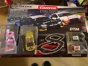 Carrera Evolution 1/32 Slotcar Set DTM Forever Sealed Neu - plus zwei versiegelte Autos - Bild 1 von 14