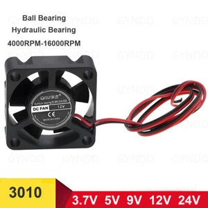3010 DC Brushless Fan 3.7V - 24V Sleeve Bearing Silent Cooling Fan for Notebook - Afbeelding 1 van 6