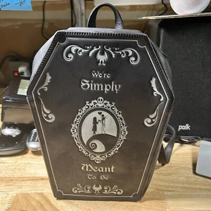 Nightmare before Christmas Simply meant to be mini coffin backpack purse - Picture 1 of 13